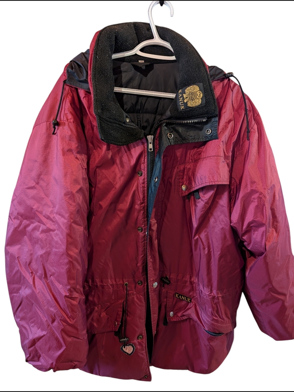 Vintage Kanuk Women's Burgundy Parka Jacket